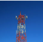4 chân Tháp thép góc 30m / S Q235 cho viễn thông